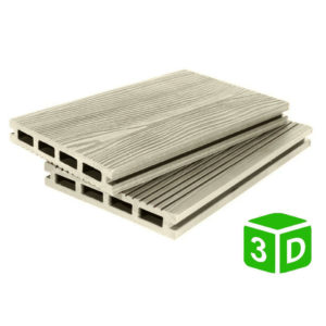 Террасная доска из ДПК 3D 140*22 мм